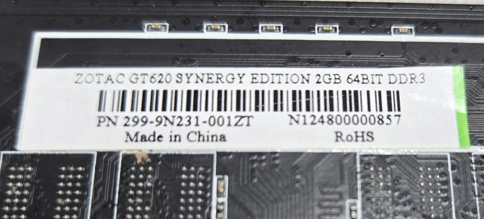 ZOTAC GeForce GT 620 Synergy Edition-Mini-HDMI/DVI PCI Express 2 GB GDDR 3 - Image 4 of 4