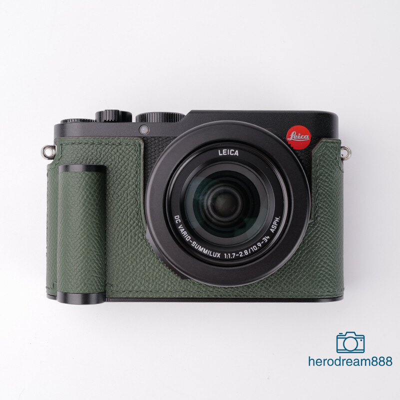 Half Case For Leica Dlux8 Camera Grip Leather Insert Cover Kontice