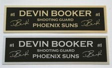 Devin Booker nameplate for signed basketball photo jersey or case 