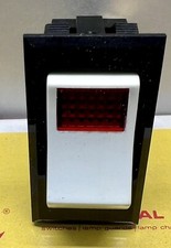 McGill Illuminated On/Off 3 Prong Rocker Switch 0851-1301 New Old Stock Open Box