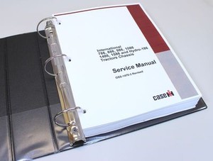 INTERNATIONAL 786 886 986 1086 1486 1586 HYDRO 186 TRACTOR SERVICE SHOP