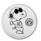 2021 Peanuts JOE COOL Snoopy 1 oz .999 silver in capsule - only 5000 mintage
