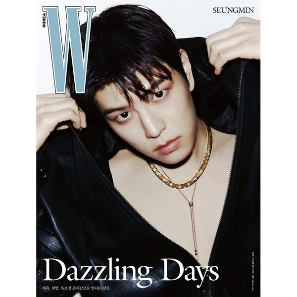 SEUNGMIN STRAYKIDS W Korea 2025 may 2025. 05 Magazine Dazing