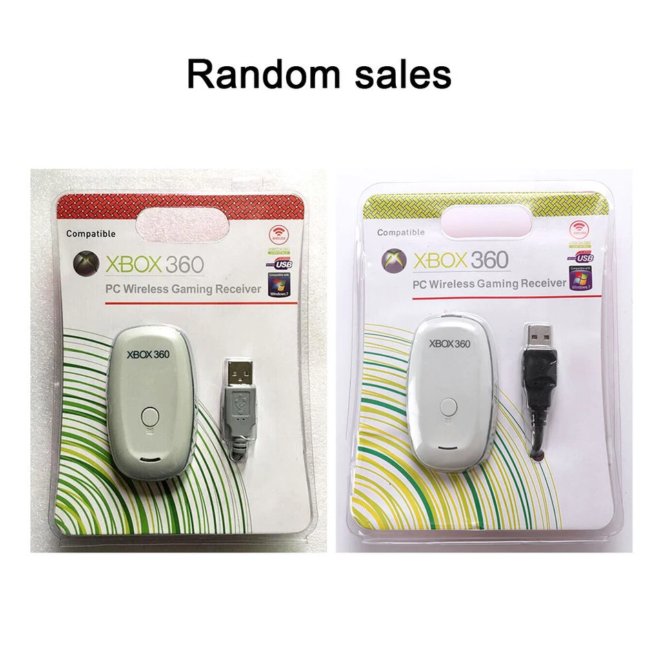 PC Wireless Controller Game Receiver Adapter for Microsoft XBOX 360-Black/White - Image 2 of 4