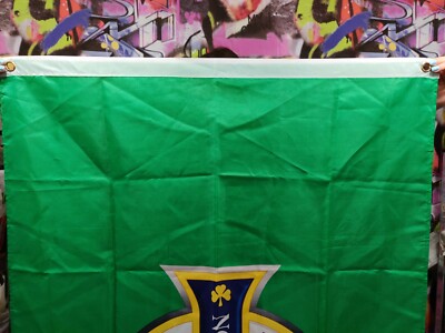 Komonee Grand drapeau national de l'Irlande pour supporter les nations de football, rugby, équipes sportives, St Patrick (90 cm x 150 cm