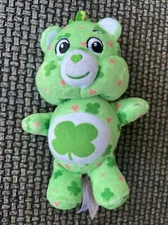 Basic Fun 2020 Care Bears 9" Bean Plush Green Good Luck Bear: One Lucky Bear