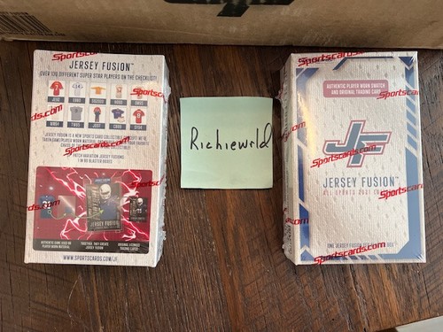 2021 Sealed Sportscards.com Jersey Fusion All Sports Edition-JORDAN-MONTANA-WOW - Picture 4 of 5