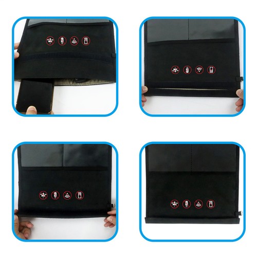 Large/Small Farada Bag RFID Signal Blocking Shielding Pouch Phone Wallet Blocker - Photo 6 sur 10
