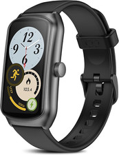 Fitness Tracker with 24/7 Heart Rate/Swimming/Sleep/Calorie/Step Tracker, IP68 W