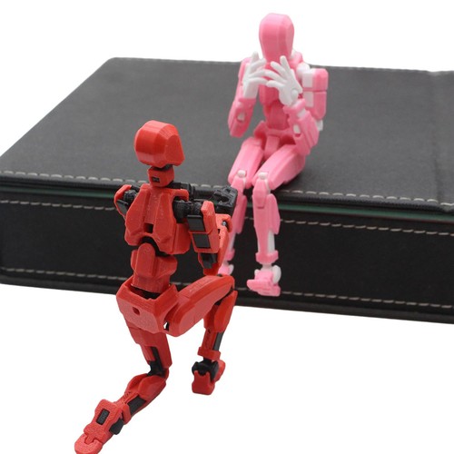 3D Printed Multi-jointed Mobile Robot PVC Mannequin Full Body Activity RobotDoll - Picture 4 of 15