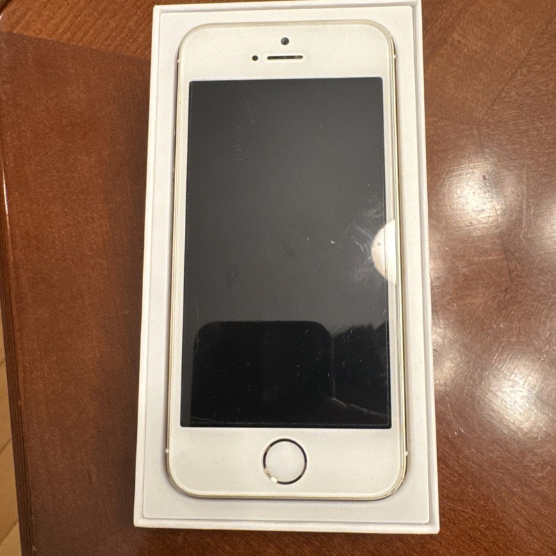Apple iPhone 5S, 16GB, A1533, White & Gold (Verizon) - Phone Only