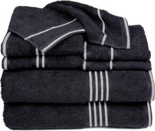 8PC Bathroom Towels Set - 575GSM 100 Cotton Bathroom Essentials with 2 Bath