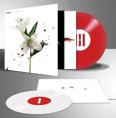 The CULT LP x 2 Hidden City RED & WHITE COLOURED VINYL Limited Ed New and SEALED