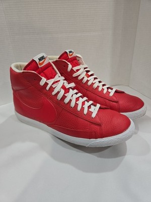 Nike Blazer Sneaker Midtop Premium Red 2016 Men's Size 13 429988-604