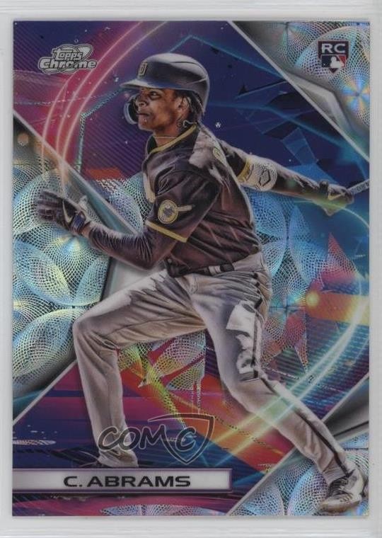 2022 Topps Cosmic Chrome Nucleus Refractor CJ Abrams #133 1f17