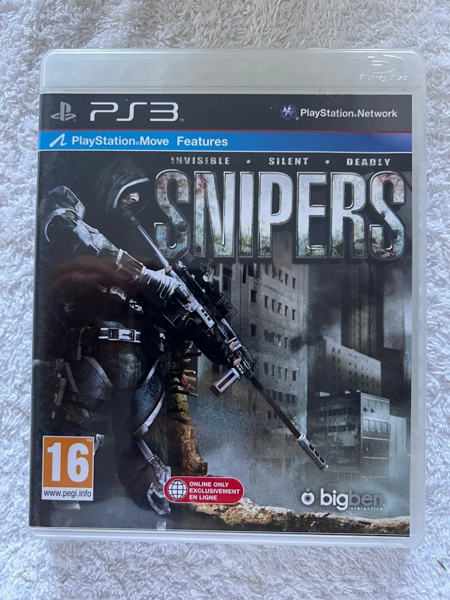 Snipers Invisible Silent Deadly Sony Playstation 3 PS3 Free Region ESPAÑOL NI