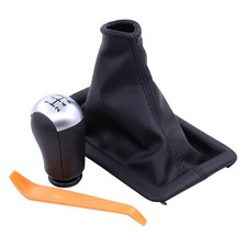Manual Transmission Shifter Boot Cover 5 Speed Gear Shift Knob for Manual