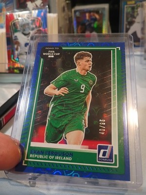 2026 Donruss FIFA World Cup Evan Ferguson #174 Blue Swirl /95 Ireland