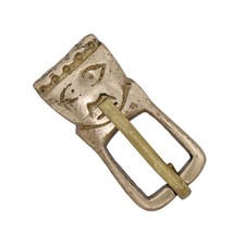 Medieval Early Anglo-Saxon King Brass Renaissance Costume Clothing Buckle