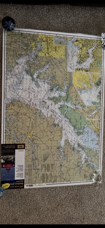 ADC The Map People Northern Chesapeake Bay Laminated Chart, 4th Edition 2 sided