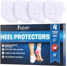 Premium Silicone Heel Protectors for Shoes, Gel Heel Cups  Cushion Inserts for