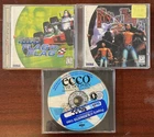 HOUSE Of The DEAD 2, FLAG To FLAG, ECCO The DOLPHIN Sega Dreamcast 3 Game Lot