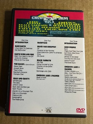 California Jam I: Cal Jam Live 1974 DVD Box Set Black Sabbath Deep
