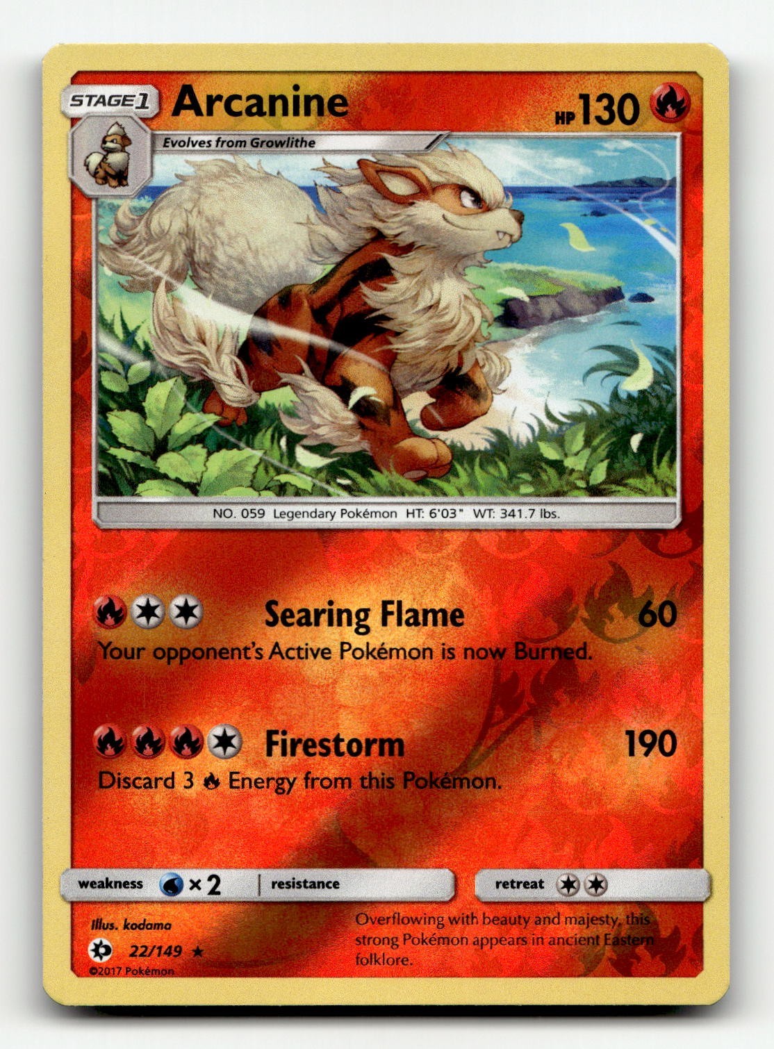 Arcanine Growlithe Pokémon Cards! Holo/Reverse holo EX V Rare Choose Your Card!