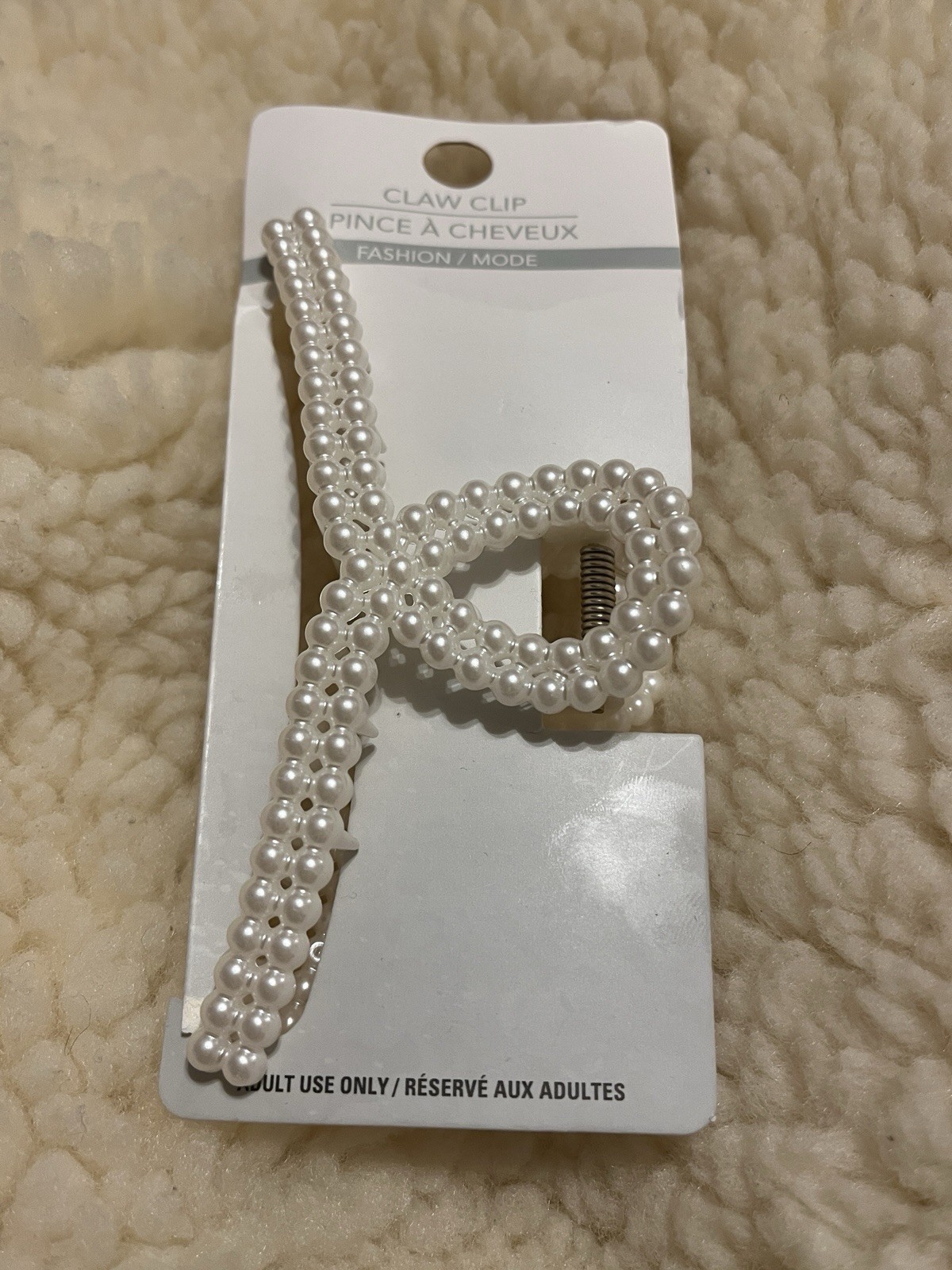 Fashion mode pearl claw clip for women hair accessories