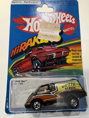 Vintage 1979 Hot Wheels Vette Van HiRakers Black #1135