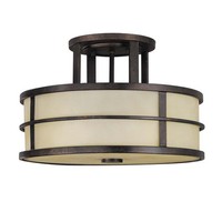 Deckenleuchte Wohnzimmerlampe Stahl Bronze D 34,4 Cm 3 Flammig Lampe