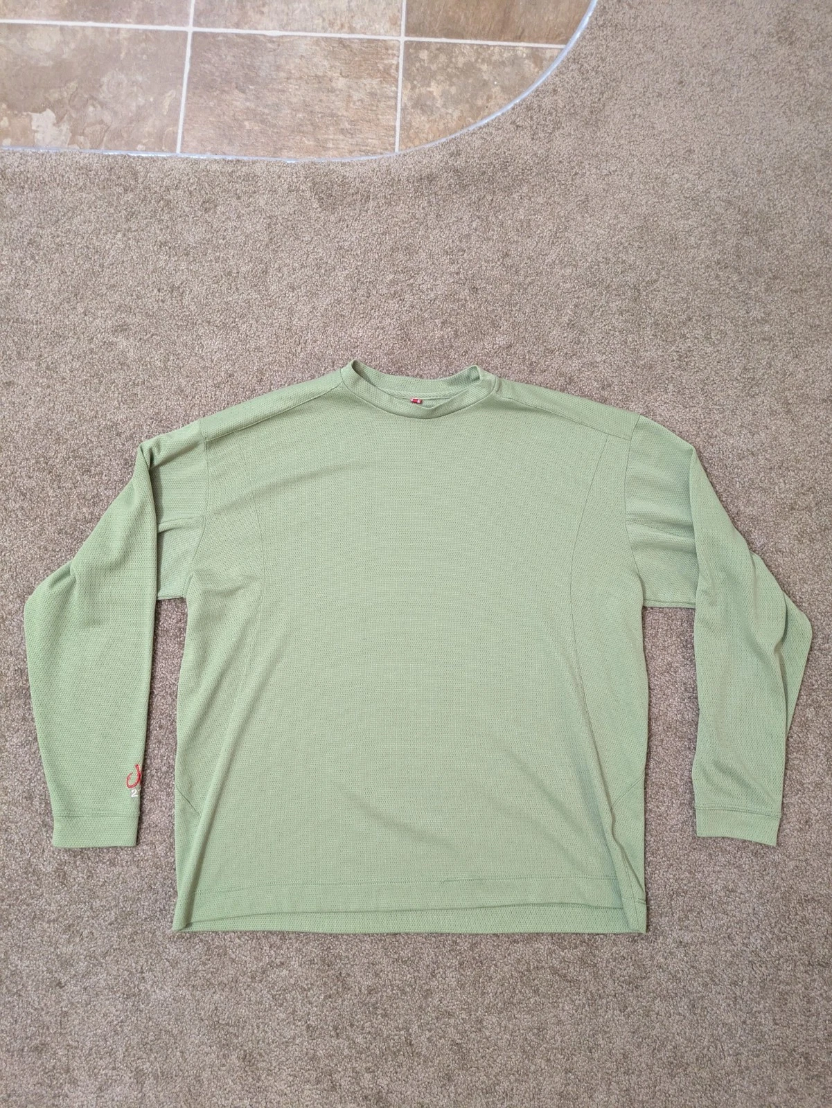 Mountain Tackle Co Shirt Mens XL Green Mtc Dry Protect USA