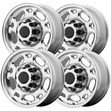 (Set of 4) Performance Replicas PR156 16x6.5 8x6.5" +28mm Polished Wheels Rims
