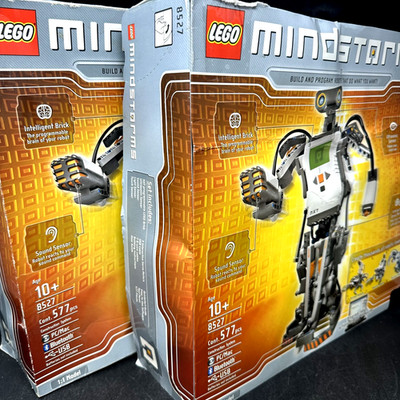 Lego Mindstorms 8527 NXT x1 NEW Open Box - x1 90% Complete Lot of 2 - Read