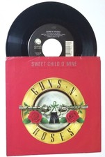 Guns N' Roses 1988 Sweet Child Of Mine / It's So Easy 7" Record Single 45 RPM