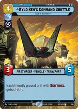 1X-Kylo Ren's Command Shuttle - Icon of Authority - Hyperspace Foil-SWU06-Secret