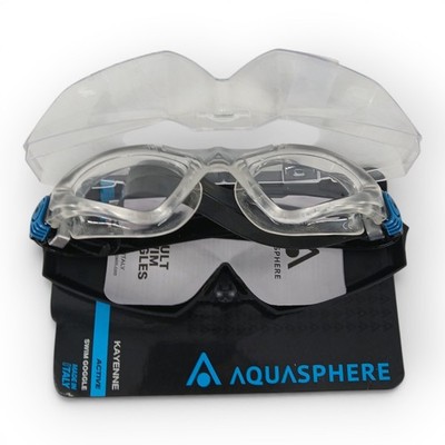Aqua Sphere Unisex-Adult Kayenne Swim Goggles with Clear Lens