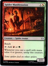 Spider Manifestation 148 Common Marvel's Spider-Man Magic: The Gathering Foil NM