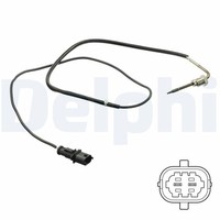 Delphi Sensor Abgastemperatur TS30190 Vor RußPartikelfilter FüR Fiat Doblo Jtd