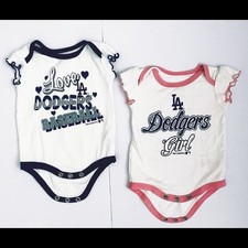 MLB Genuine Merchandise Infant/Baby LA Dodgers 0/3 Months Bodysuit One Piece 2 