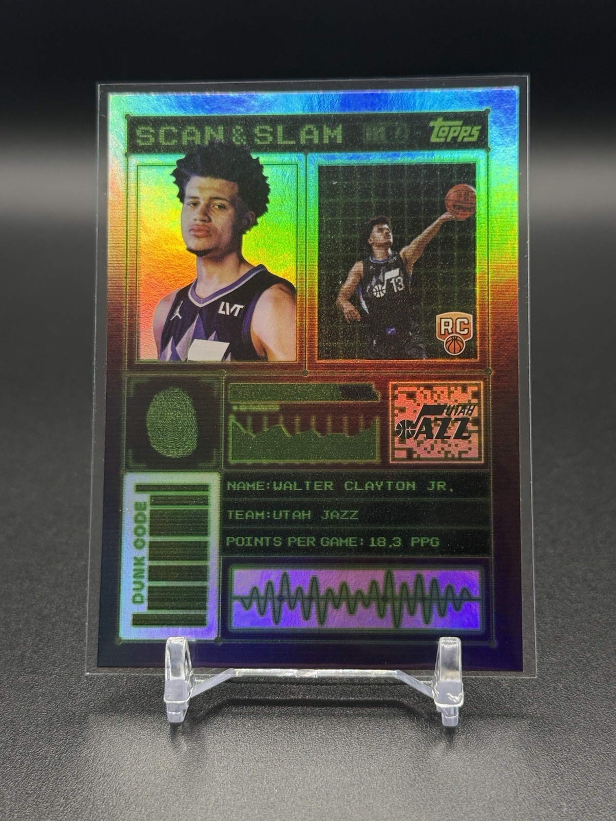 #SS-43 Walter Clayton Jr. Scan & Slam (RC) - 2025-26 Topps