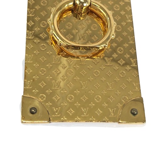 LOUIS VUITTON Bague Téléphone Monogramme Coffre M63145 Bague Smartphone LV - Photo 6 sur 10