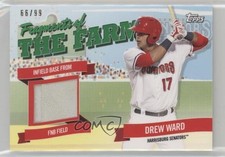 2018 Topps Pro Debut Fragments of the Farm Relics Green 66/99 Drew Ward 4r2