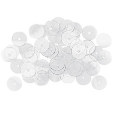 50 Pcs Plastic Earring Discs Stoppers Backing Disc Pads to Stabilize Earrings