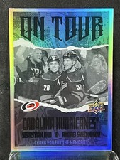 2024-25 Upper Deck Series 2 - On Tour Sebastian Aho, Andrei Svechnikov #OT-11...