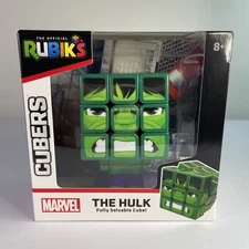 Rubik’s Cube Marvel The Hulk Cuber Solvable Puzzle Rubik's Cube With Stand New
