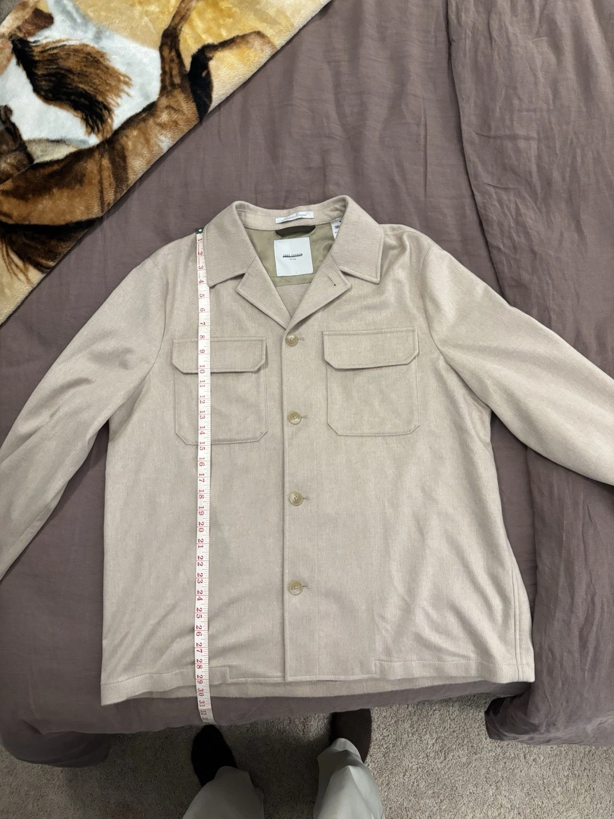NWT Todd Snyder 100% Italian Cashmere Two-Pocket Overshirt XL *READ* - product detail image 9
