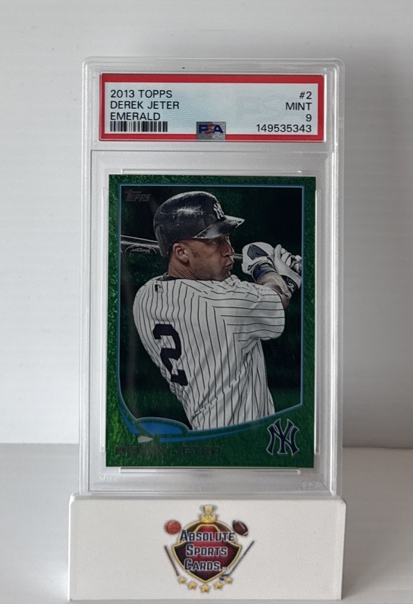 Topps Emerald Derek Jeter front