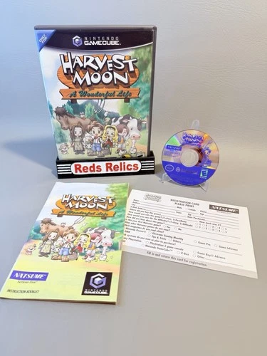 Harvest Moon: A Wonderful Life (Nintendo GameCube) Complete - Excellent