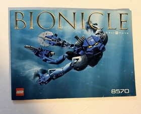 Lego Bionicle MANUALS Lot of Four 8761, 8567, 8570, 8619 *Manuals Only*
